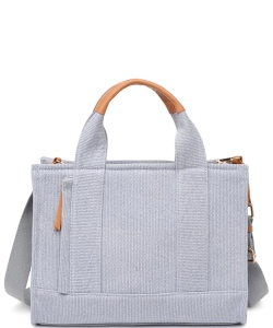 Fashion Minimalist Design Alana Satchel Bag 27613-UE BLUE